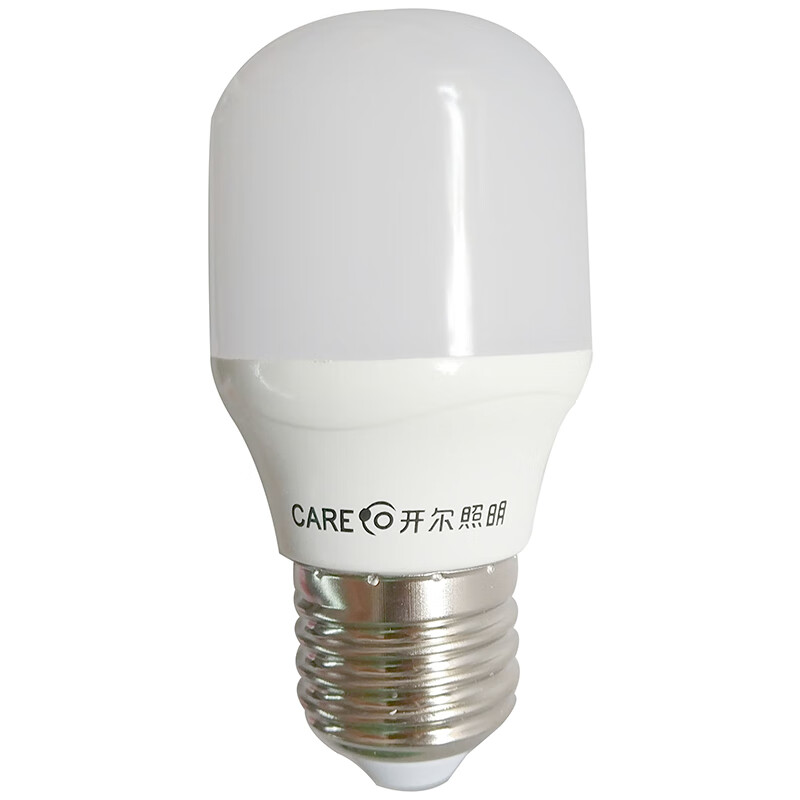 开尔照明11w柱形灯led球泡白光6500k暖3000螺口e27护眼
